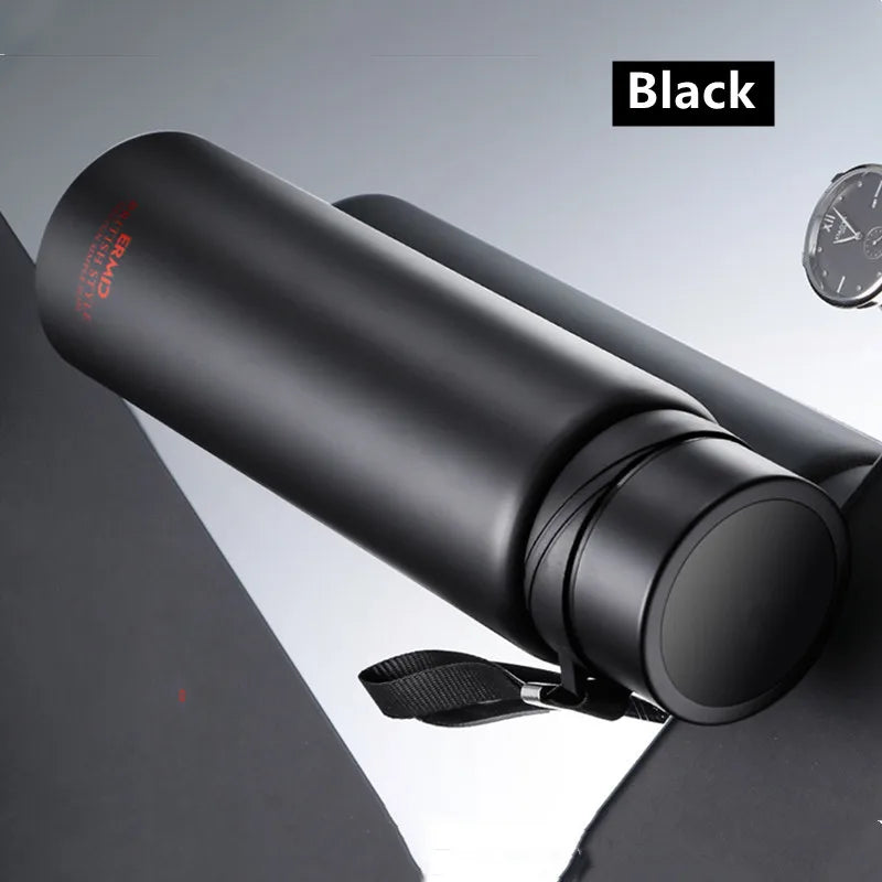 ترمس رياضي محمول بسعة كبيرة 1000 مل/1600 مل مع فلتر وكأس شاي وقهوة