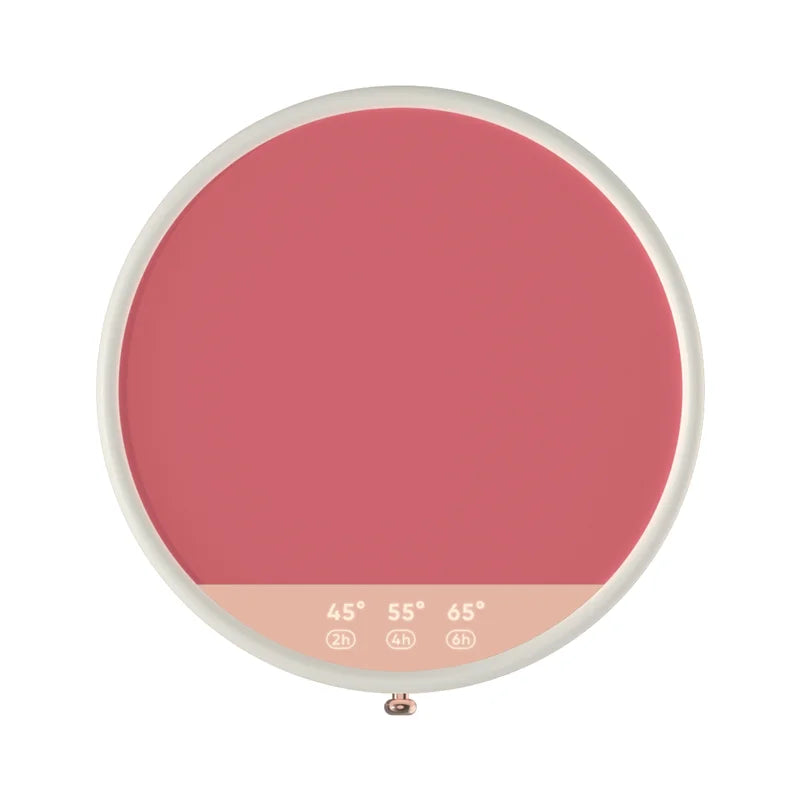 سخان أكواب قهوة ذكي مزود بمؤقت للاستخدام على مكتب العمل، سخان مشروبات كهربائي للكاكاو والشاي والماء والحليب، 3 إعدادات لدرجة الحرارة