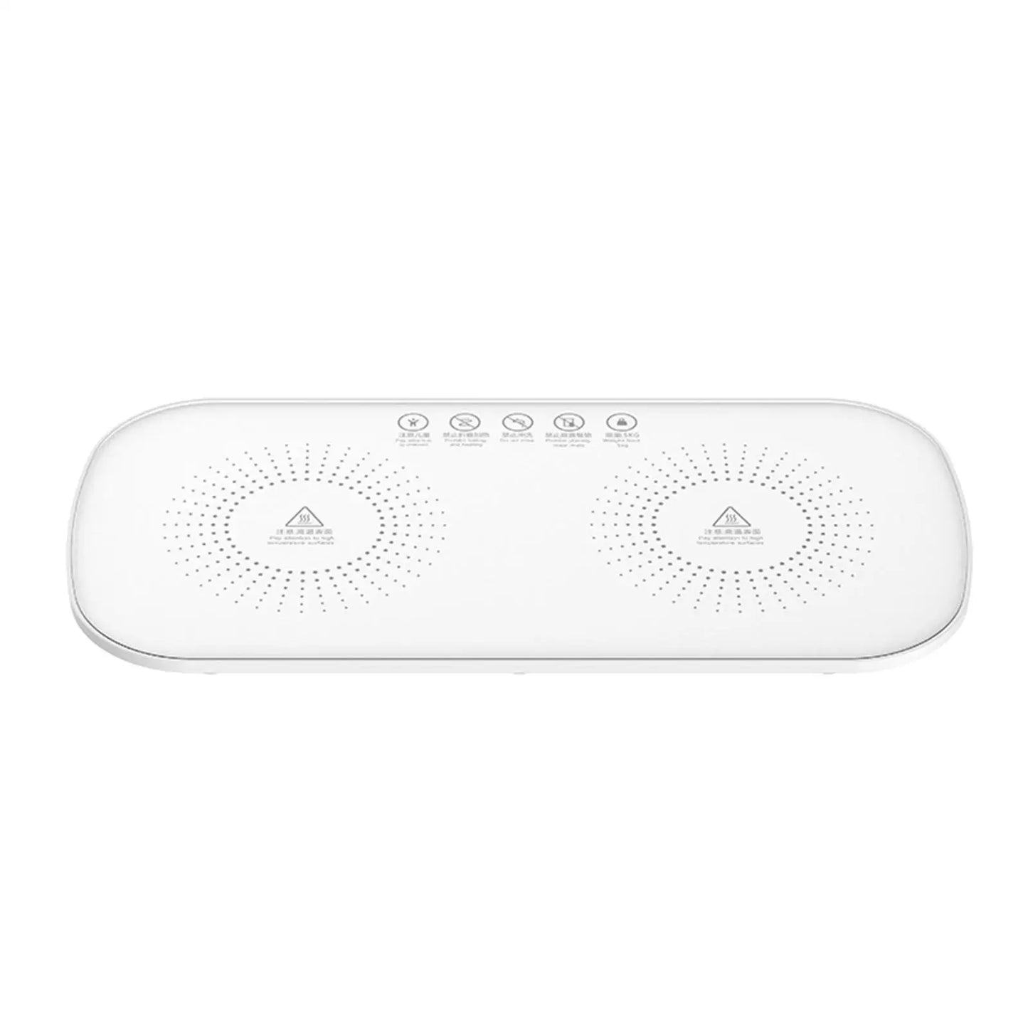 صينية تدفئة كهربائية بدرجة حرارة ثابتة 50 وات 10 ثوانٍ سريعة التسخين لتسخين الطعام لحفلات الانتقال إلى منزل جديد وحفلات عشاء العطلات والحفلات المنزلية والمطبخ