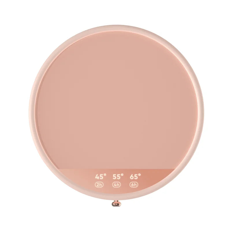 سخان أكواب قهوة ذكي مزود بمؤقت للاستخدام على مكتب العمل، سخان مشروبات كهربائي للكاكاو والشاي والماء والحليب، 3 إعدادات لدرجة الحرارة