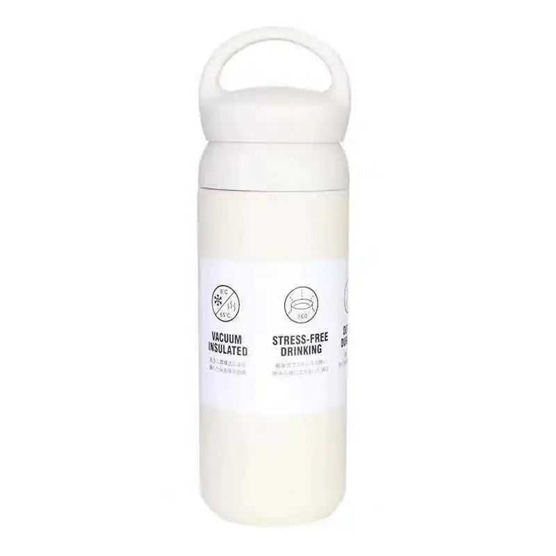 أكواب حرارية سعة 500 مل، كوب قهوة معزول، زجاجة ماء، كوب حراري من الفولاذ المقاوم للصدأ، قارورة مفرغة من الهواء، أكواب سفر محمولة للمكتب