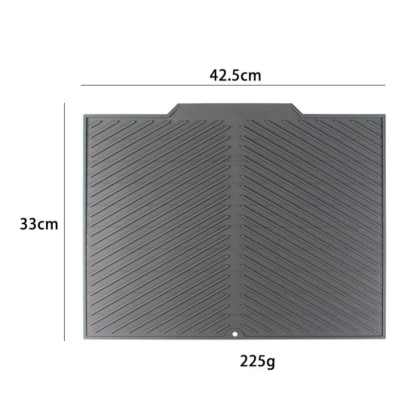 1 قطعة من وسادات تجفيف موجة من السيليكون، حصيرة تجفيف جديدة غير قابلة للانزلاق، حامل أطباق، مفرش طاولة، مفرش مطبخ قابل للطي، وسادة عزل حراري