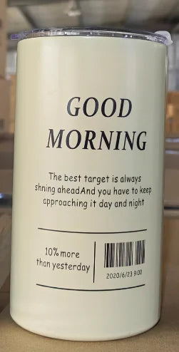 كوب حراري محمول مصنوع من الفولاذ المقاوم للصدأ 304 مع زجاجة مياه معزولة حراريًا ومانعة للتسرب مع شفاطة وأدوات شرب