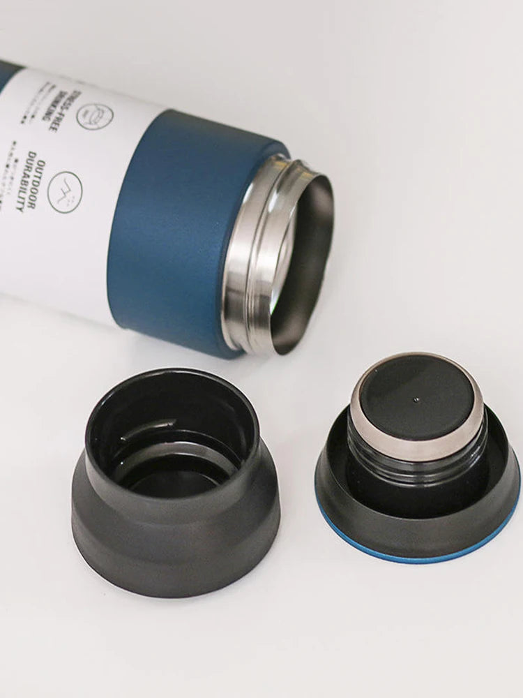 أكواب حرارية سعة 500 مل، كوب قهوة معزول، زجاجة ماء، كوب حراري من الفولاذ المقاوم للصدأ، قارورة مفرغة من الهواء، أكواب سفر محمولة للمكتب