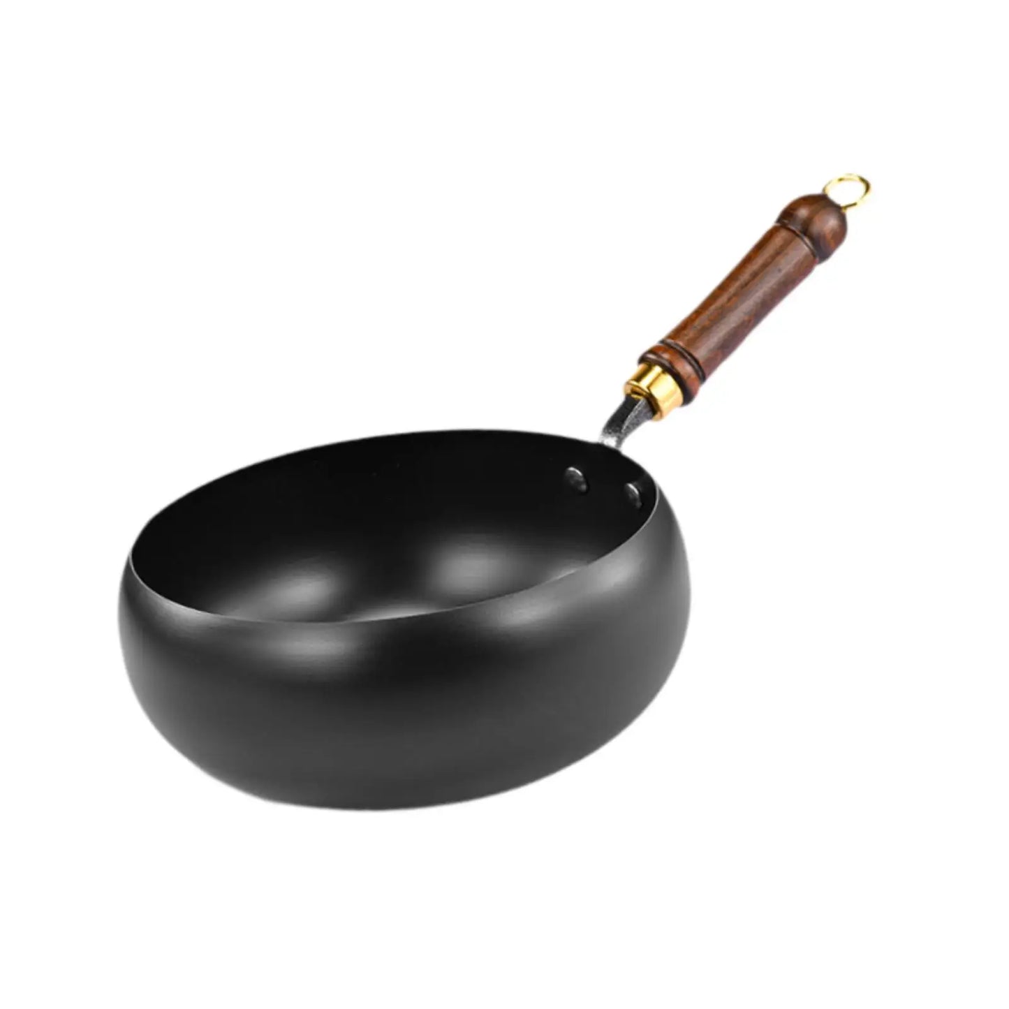 مقلاة ووك حديدية مقاس 11 بوصة، مقلاة حثية مسطحة القاع، مناسبة للمطبخ المنزلي والفندق والمطعم