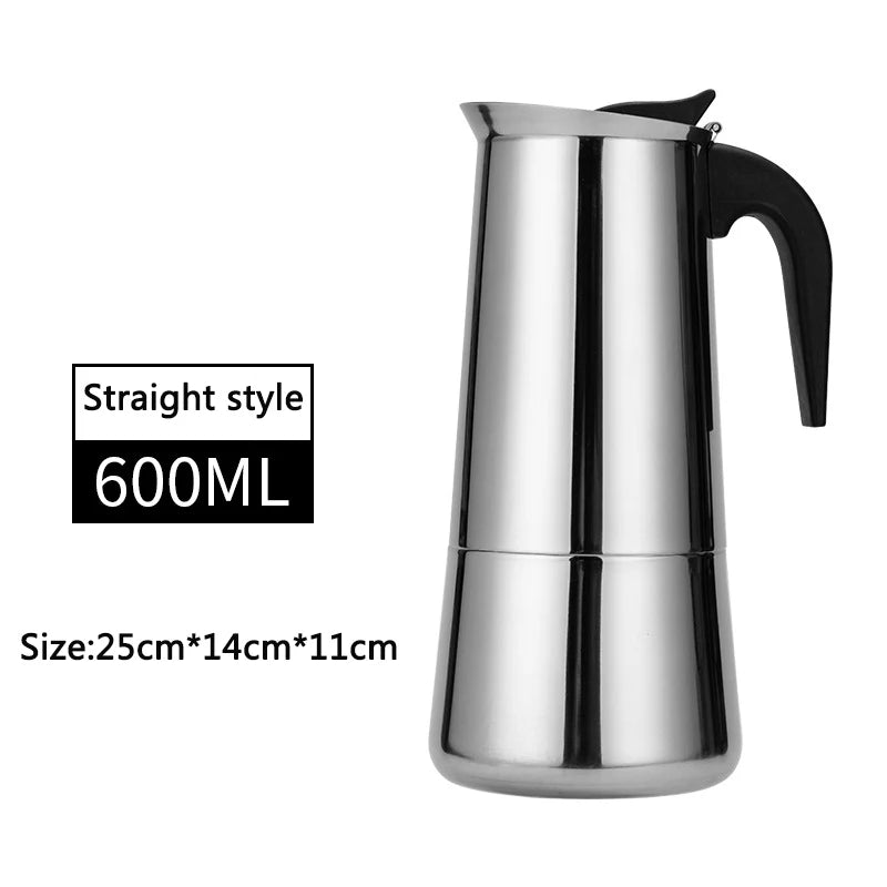 ماكينة قهوة موكا سعة 2/4/6/9/12 كوب، ماكينة قهوة كهربائية، ماكينة تحضير لاتيه، موقد، ماكينة تحضير قهوة موكا