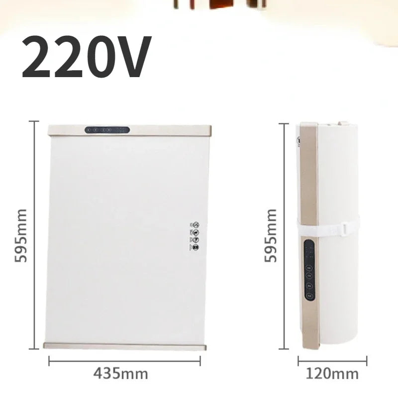 لوح تسخين كهربائي متعدد الوظائف قابل للطي 110 فولت 220 فولت لتسخين المشروبات، مناسب لطاولة الطعام المنزلية والفنادق وأطباق تسخين الوجبات