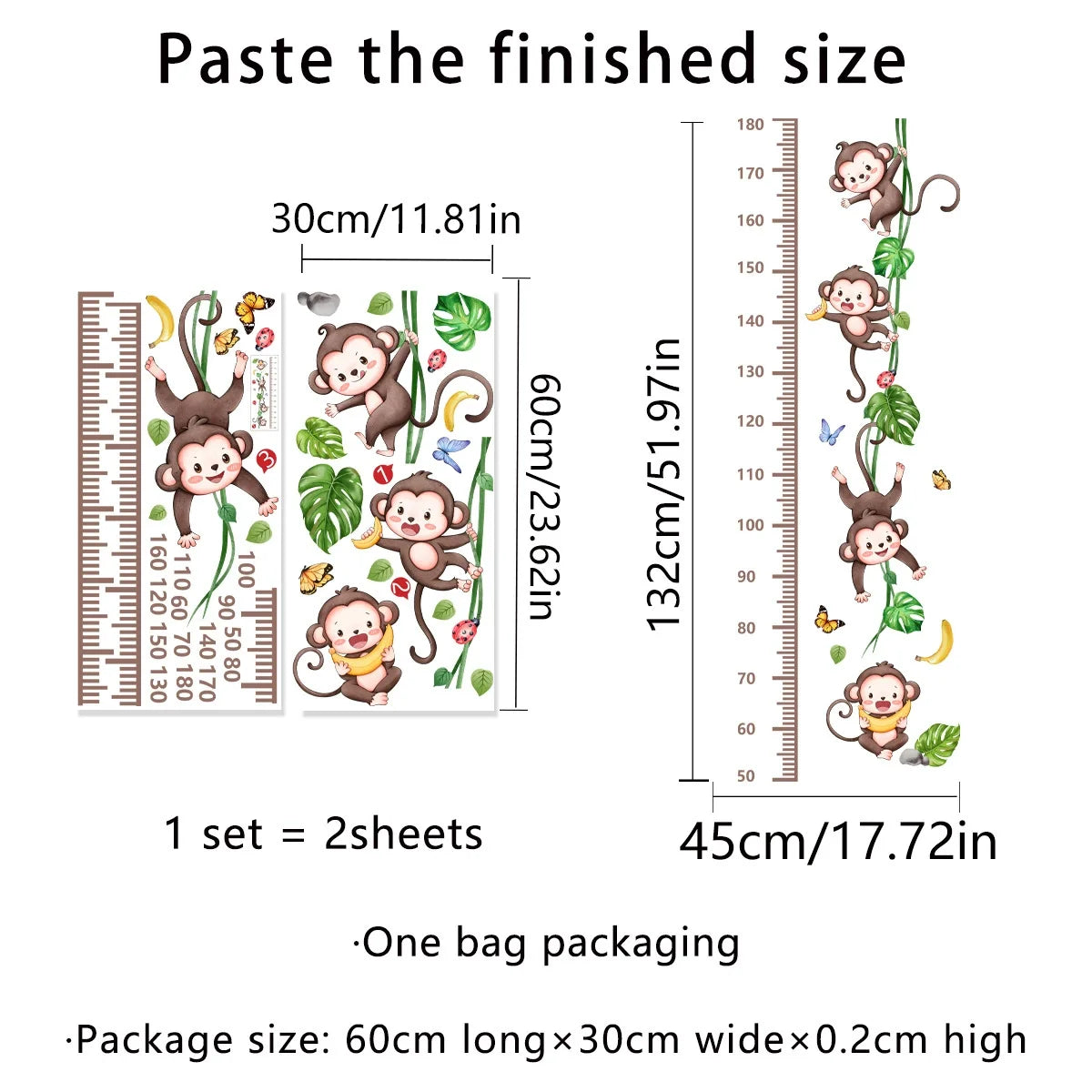 ملصقات حائط قابلة للإزالة ومقاومة للماء وملصقات حائط مصنوعة يدويًا من مادة البولي فينيل كلوريد لتزيين غرفة الطعام وديكور المطبخ