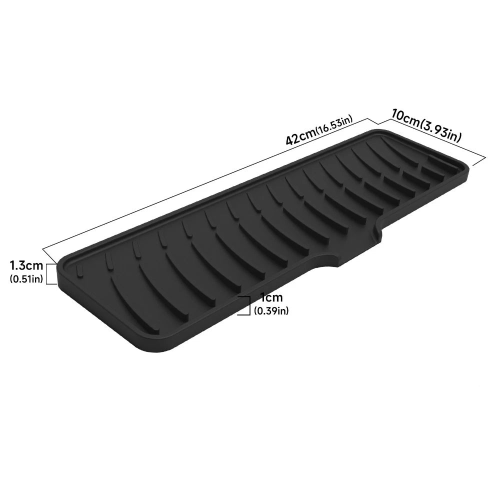 1 قطعة من وسادات تجفيف موجة من السيليكون، حصيرة تجفيف جديدة غير قابلة للانزلاق، حامل أطباق، مفرش طاولة، مفرش مطبخ قابل للطي، وسادة عزل حراري
