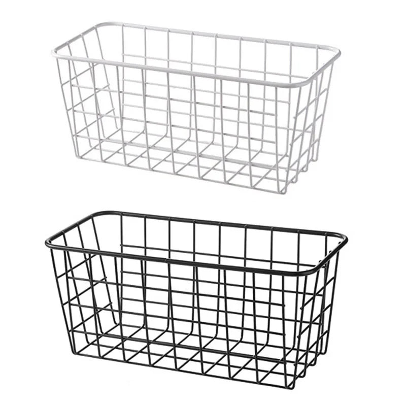 رف تخزين المطبخ، توابل الحمام، سلة تخزين خالية من الثقوب، مكتب، غرفة نوم، رف حائط الحمام، سلة معلقة