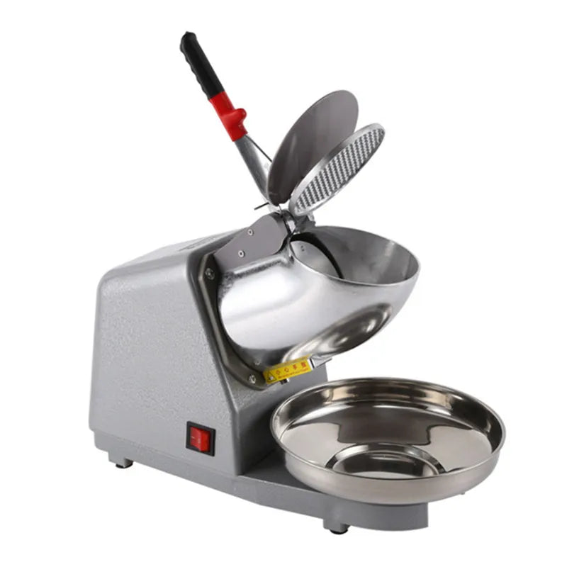 آلة كسارة الثلج الكهربائية، ترقية آلة صنع الثلج التجارية، آلة صنع العصير عالية الطاقة ذات السكين المزدوج الصغيرة المنزلية