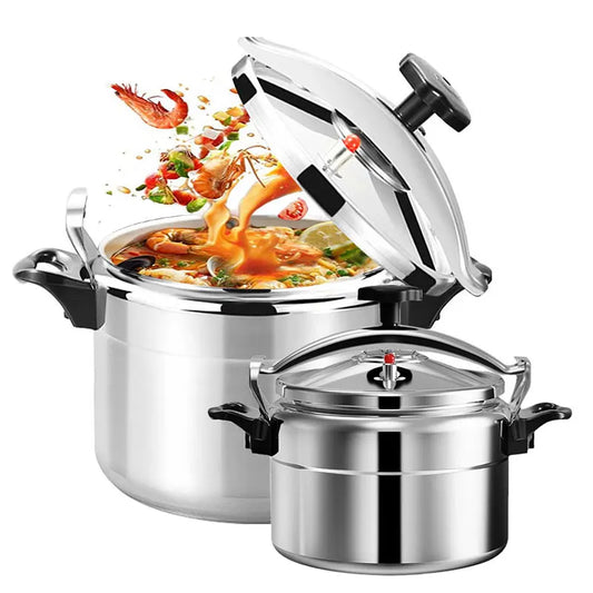 قدر ضغط من الألومنيوم بسعة 3 لتر/4 لتر/5 لتر/7 لتر فقط للغاز معقم ضغط آمن ضد الانفجار مع غطاء سهل القفل