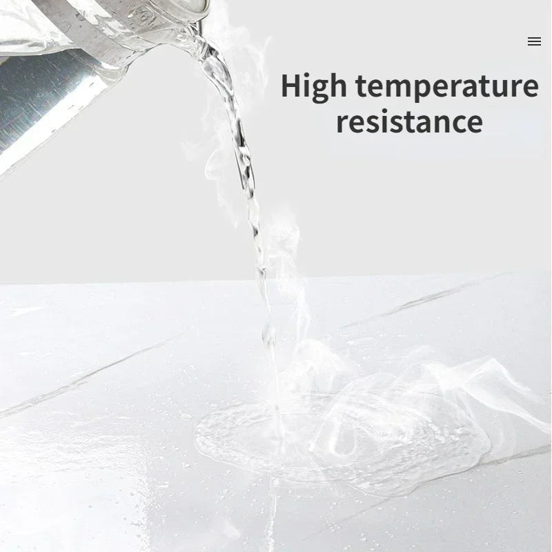 ورق جدران لاصق ذاتي اللصق مقاوم للماء من الرخام الأبيض اللؤلؤي لخزانة المطبخ، ملصقات ديكور قابلة للتقشير واللصق