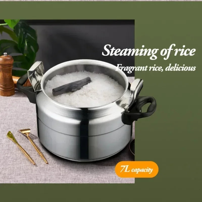 قدر ضغط من الألومنيوم الممتاز، قدر ضغط منزلي، أواني طهي مقاومة للانفجار، متوفر تجاريًا أيضًا