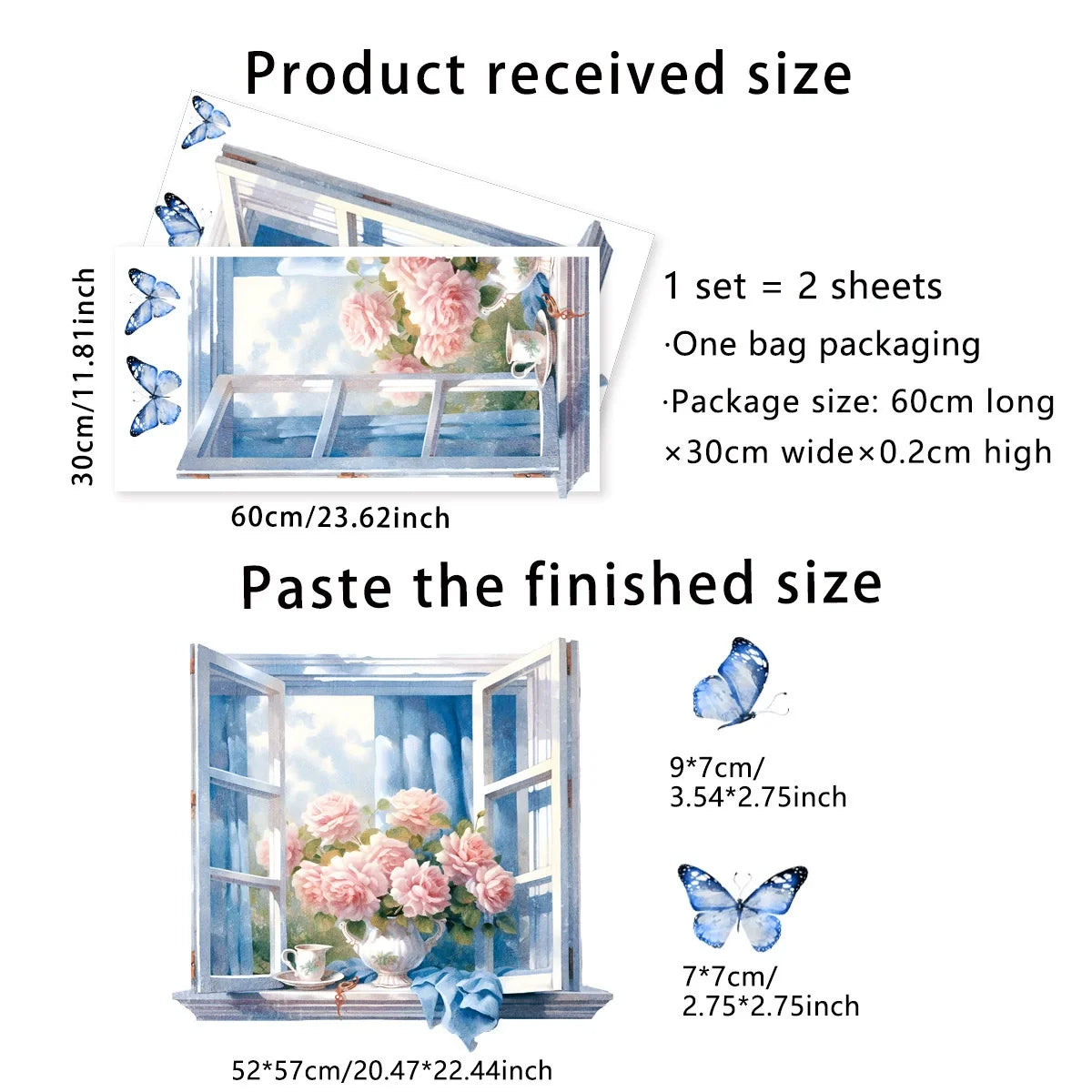 ملصقات حائط قابلة للإزالة ومقاومة للماء وملصقات حائط مصنوعة يدويًا من مادة البولي فينيل كلوريد لتزيين غرفة الطعام وديكور المطبخ