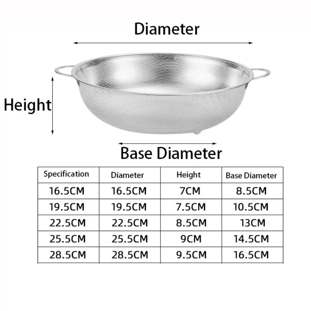 مصفاة شبكية، مصفاة من الفولاذ المقاوم للصدأ، وعاء لغسل الأرز، مصفاة، مصفاة حوض، سلة تخزين مصفاة، لوازم المطبخ