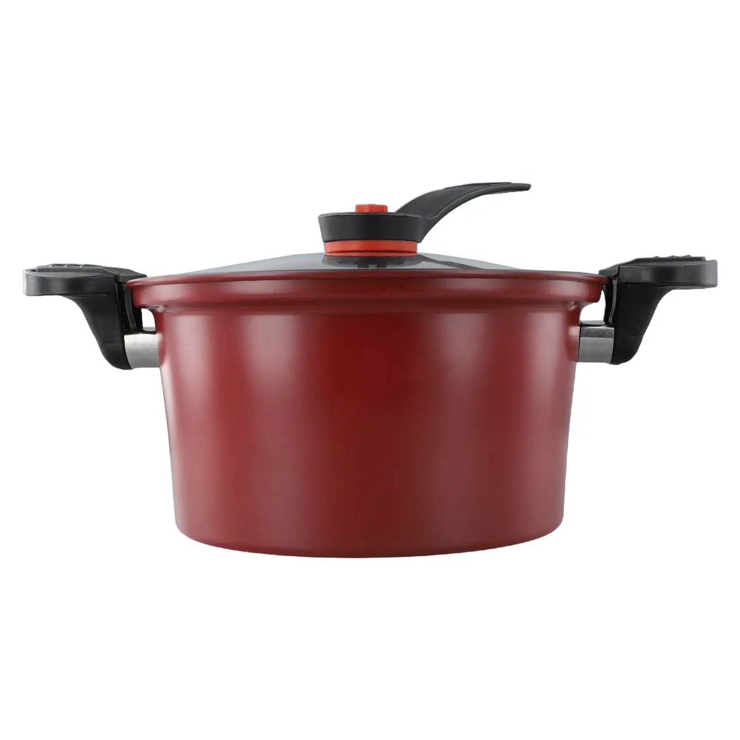 قدر ضغط سعة 3.5 لتر مع طلاء غير لاصق للمطبخ، قدر حساء مضغوط مفرغ من الهواء، قدر يخنة، قدر ضغط مايكروفون