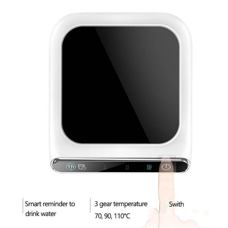 سخان أكواب كهربائي 5 فولت مزود بشاحن USB لتدفئة الأكواب وسخان أكواب الشاي وملحقات المكتب للحفاظ على دفء المشروبات