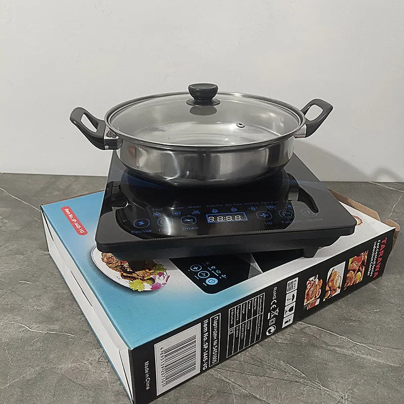 طباخ حثي متعدد الوظائف للاستخدام المنزلي عالي الطاقة للقلي والطهي والحساء