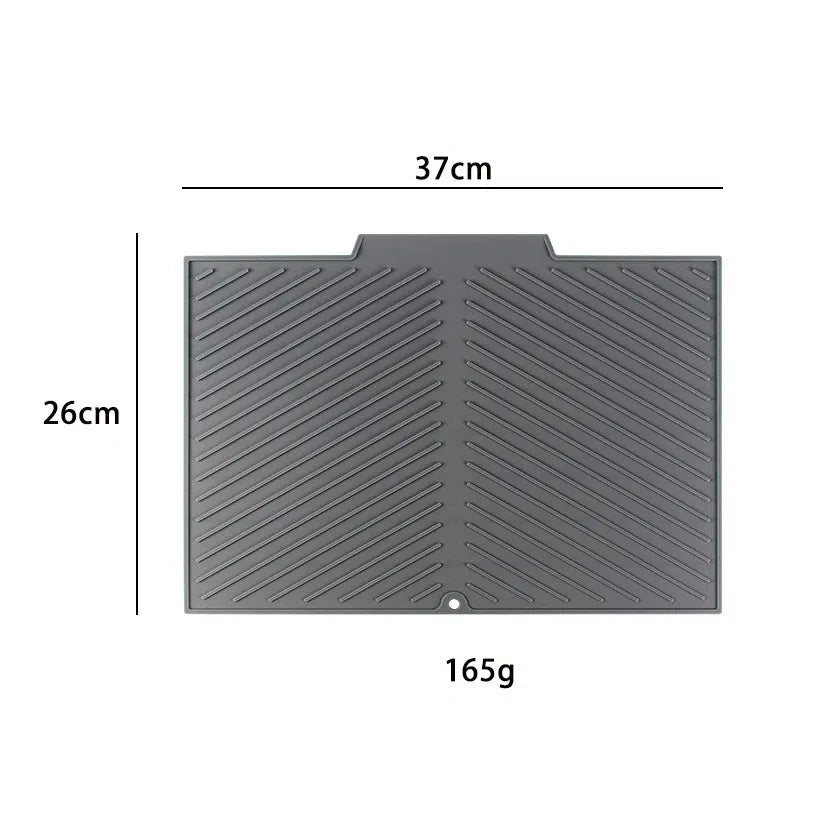 1 قطعة من وسادات تجفيف موجة من السيليكون، حصيرة تجفيف جديدة غير قابلة للانزلاق، حامل أطباق، مفرش طاولة، مفرش مطبخ قابل للطي، وسادة عزل حراري